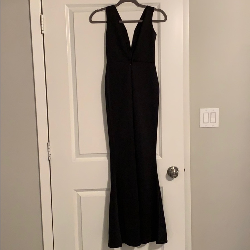 Missguided V plunge maxi dress